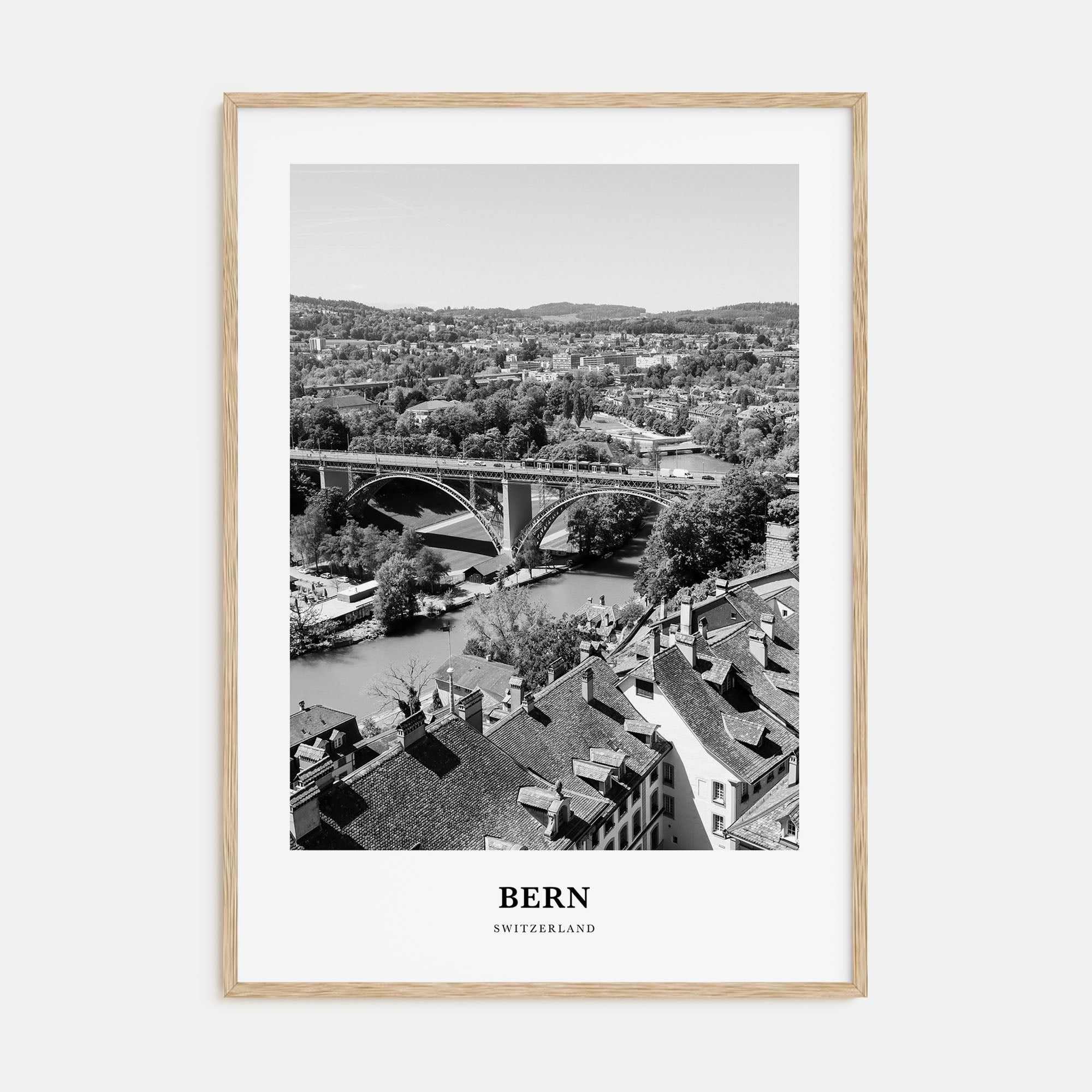 Bern Portrait B&W Poster
