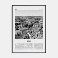 Bern Travel B&W Poster
