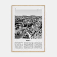 Bern Travel B&W Poster