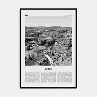 Bern Travel B&W Poster