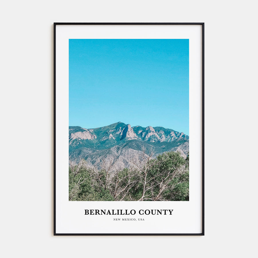 Bernalillo County Portrait Color Poster