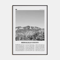 Bernalillo County Travel B&W Poster