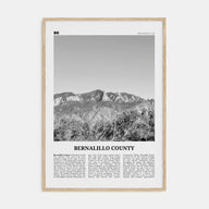 Bernalillo County Travel B&W Poster