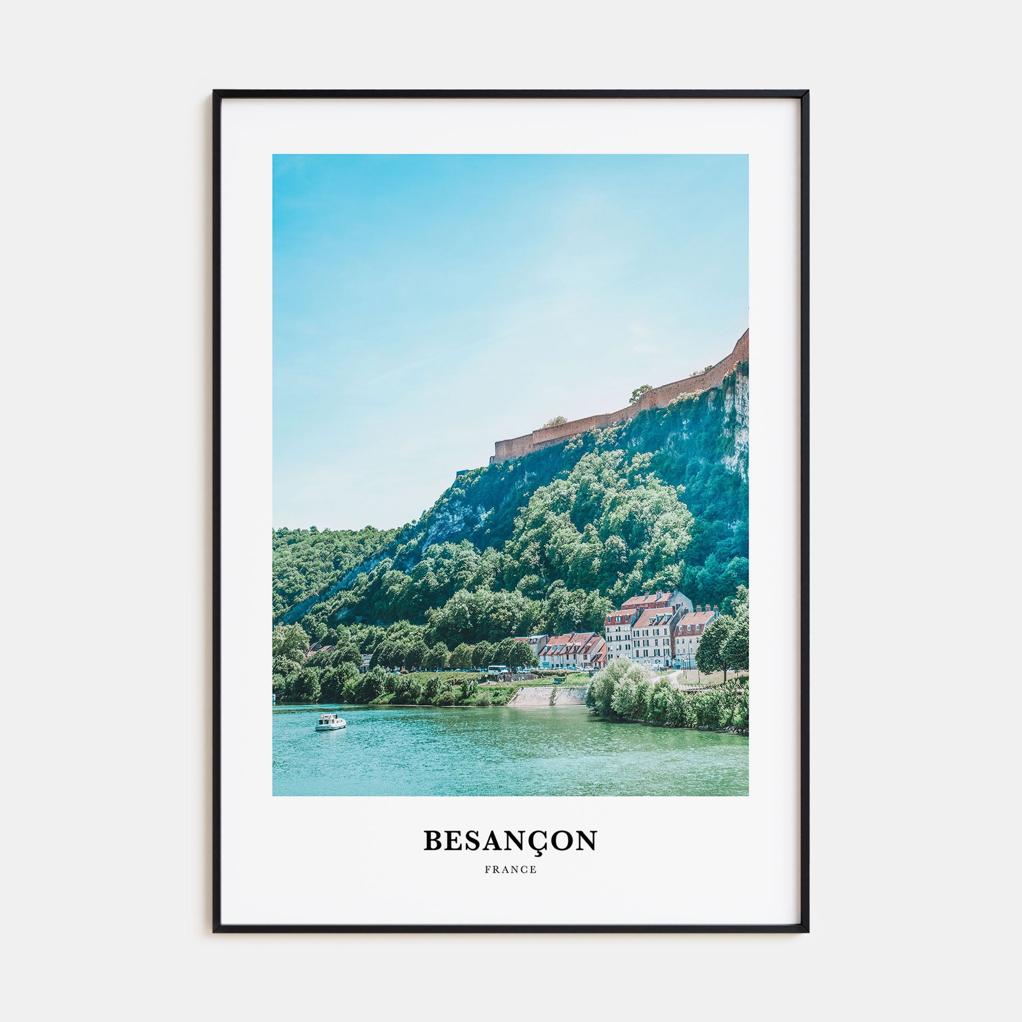 Besançon Portrait Color Poster