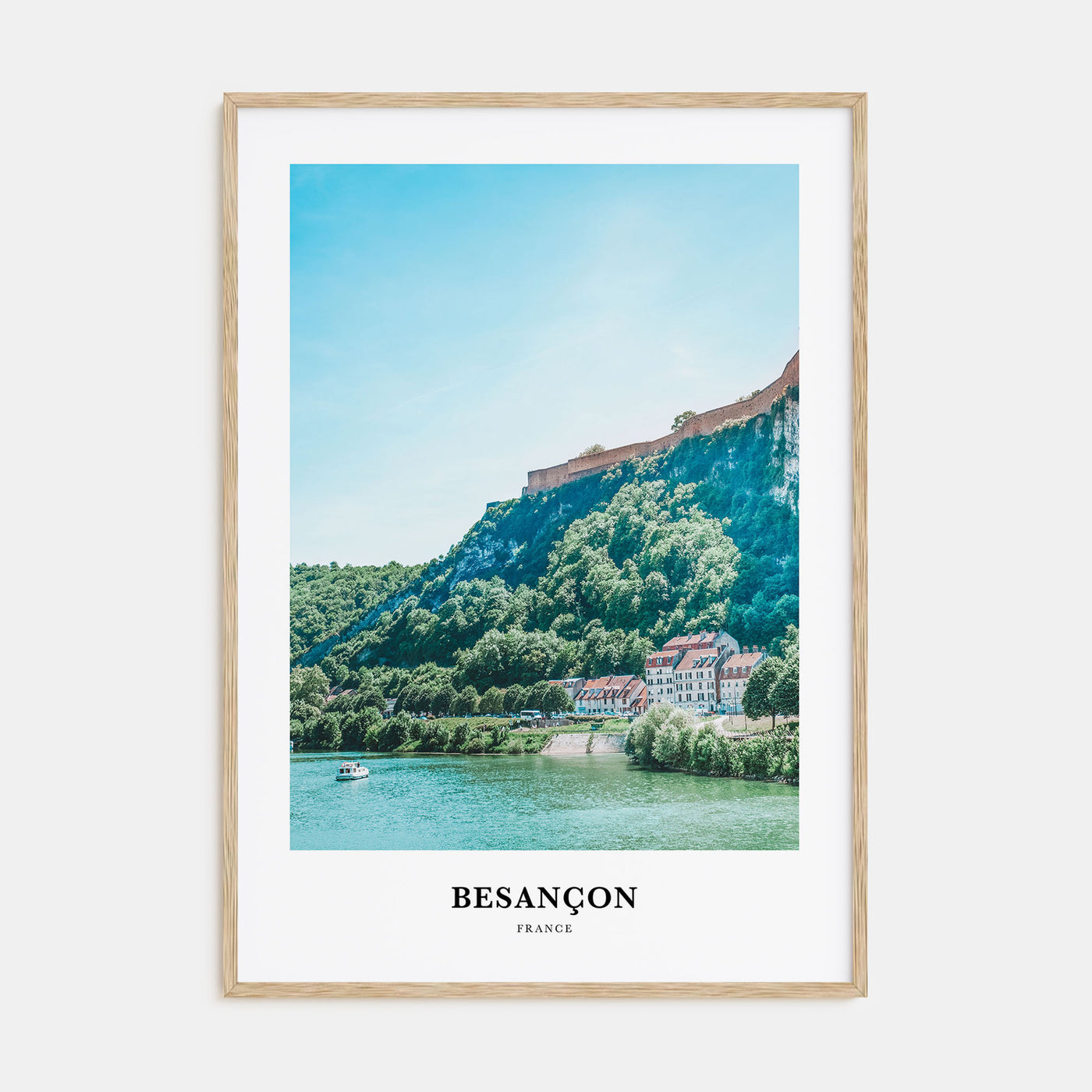 Besançon Portrait Color Poster