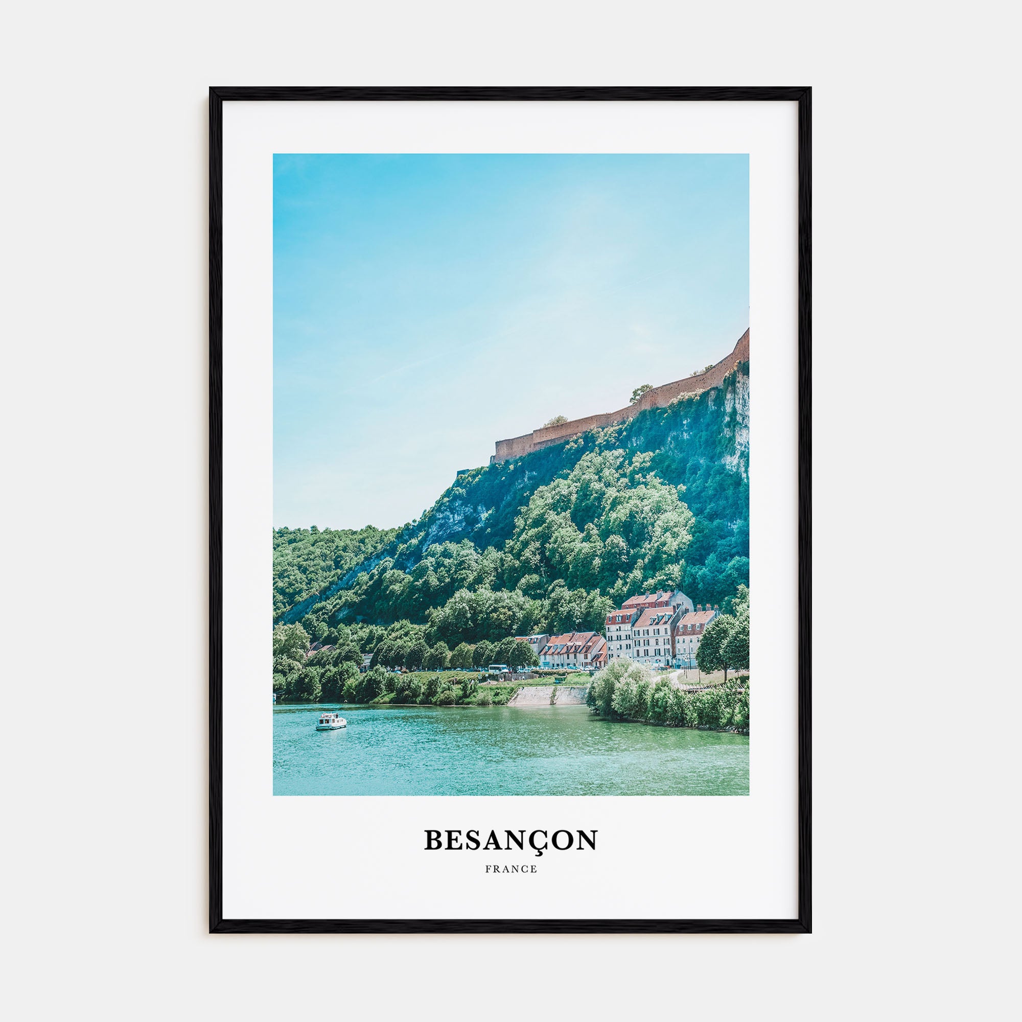 Besançon Portrait Color Poster