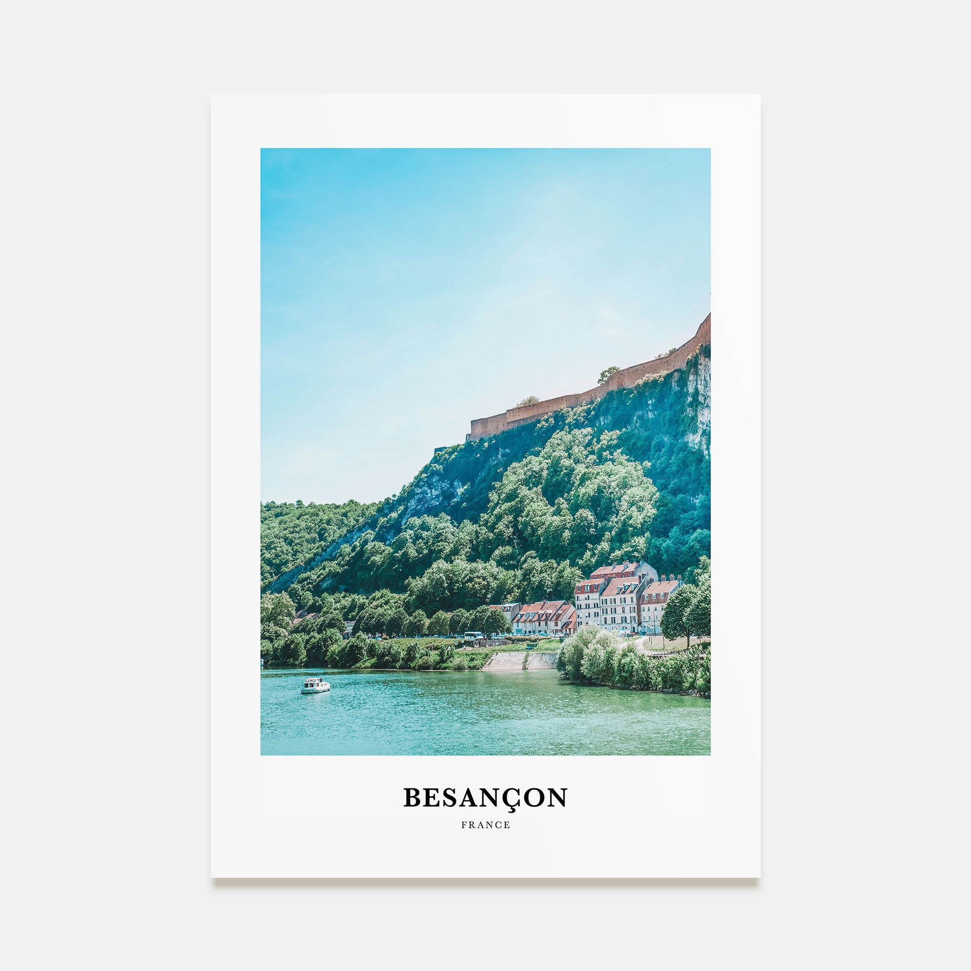 Besançon Portrait Color Poster