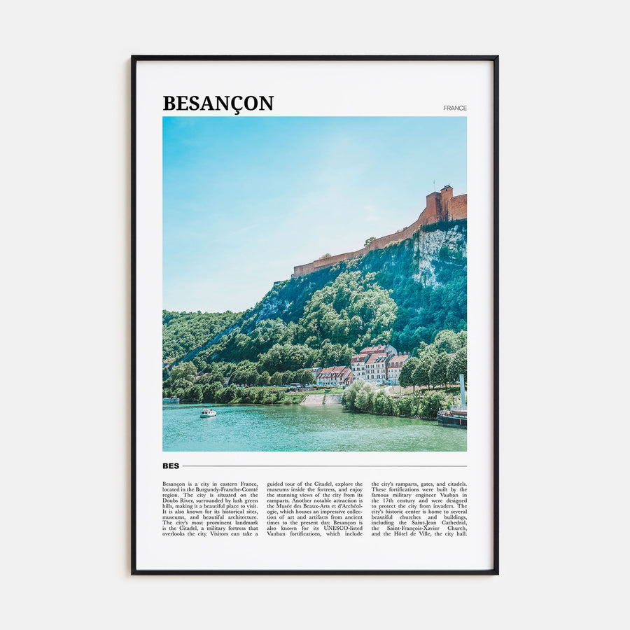 Besançon Travel Color Poster