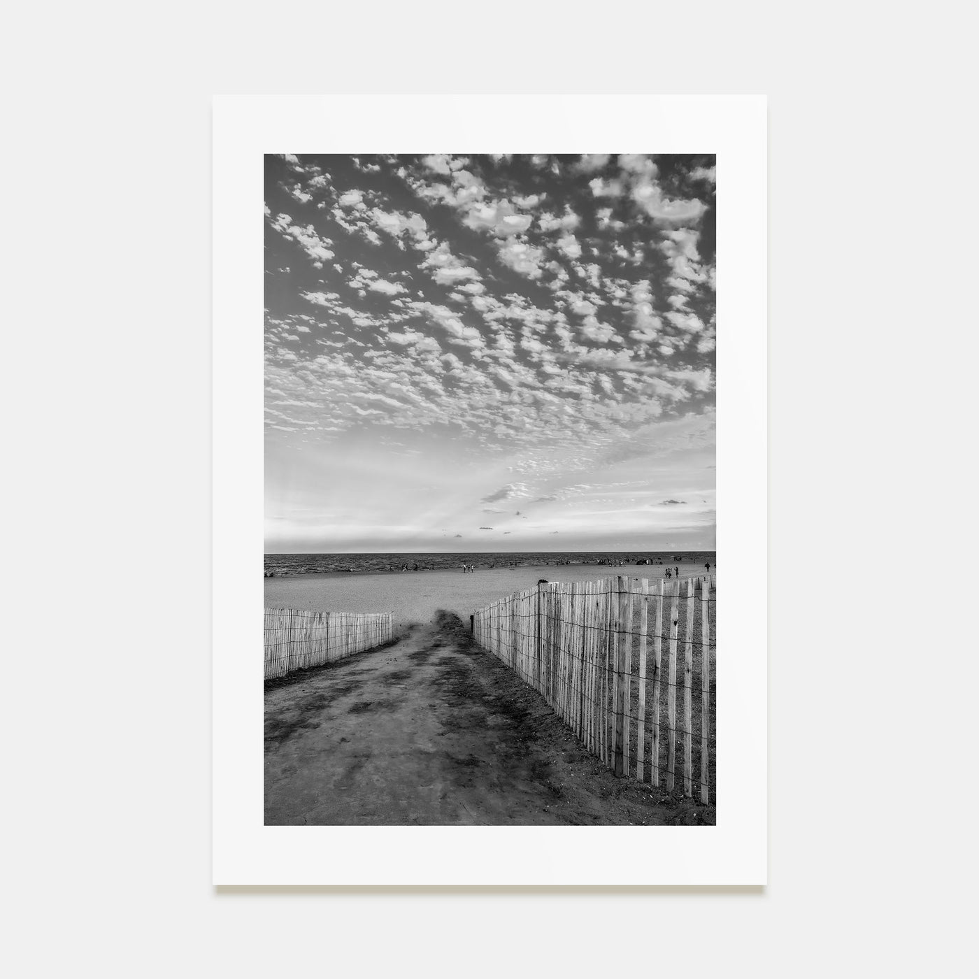 Bethany Beach Photo B&W Poster