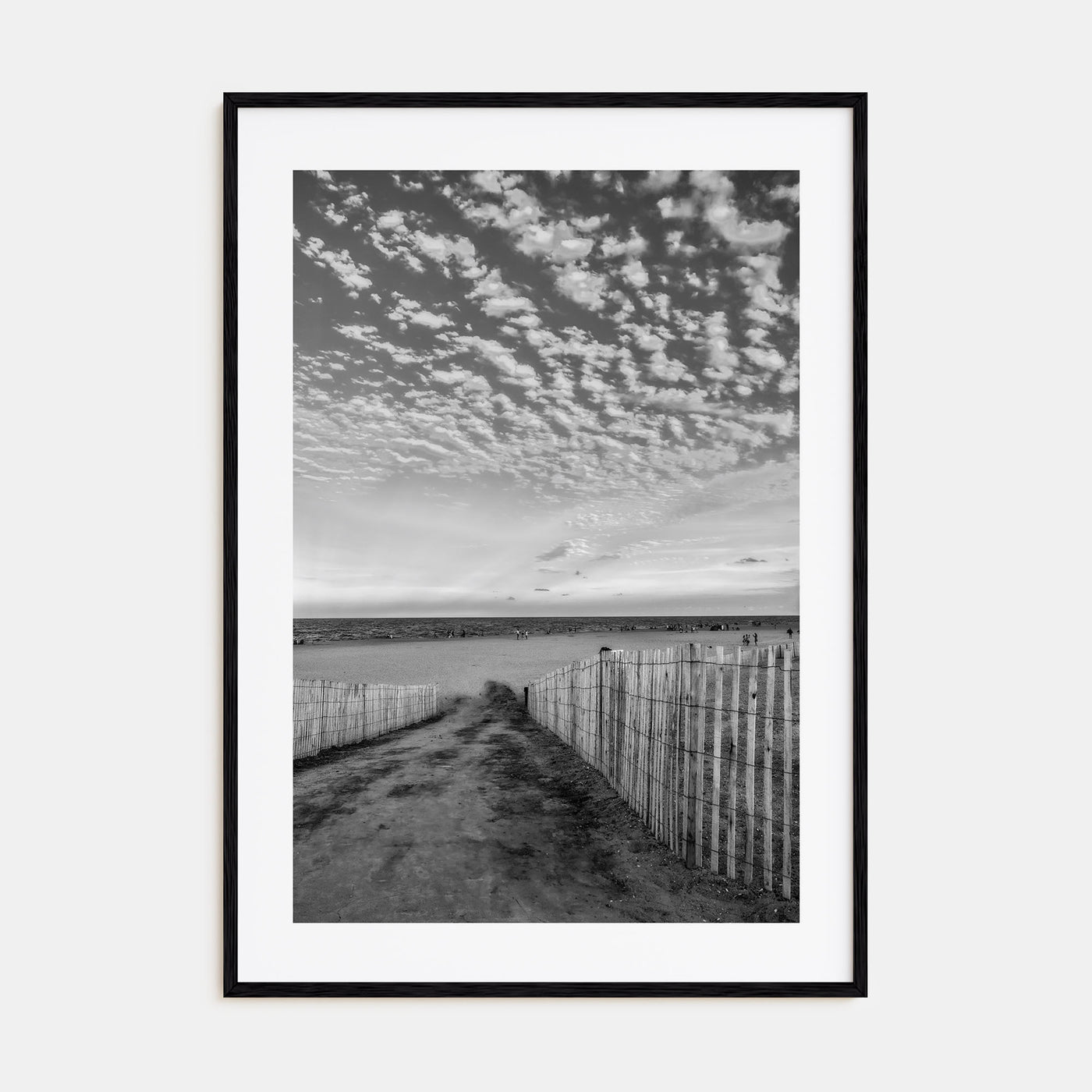 Bethany Beach Photo B&W Poster