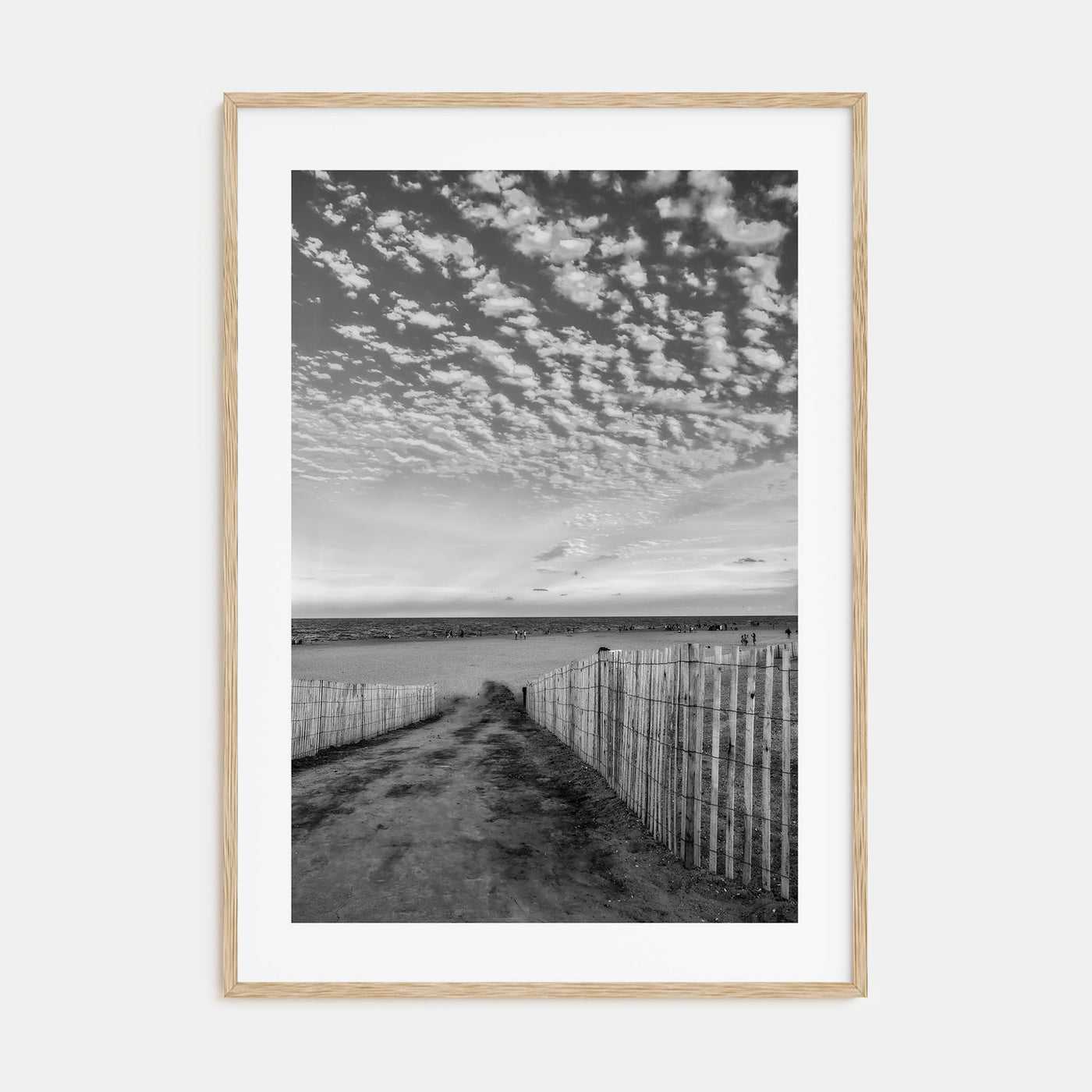 Bethany Beach Photo B&W Poster