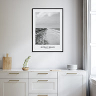 Bethany Beach Portrait B&W Poster