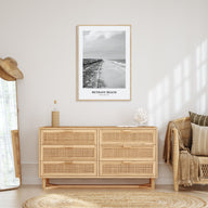 Bethany Beach Portrait B&W Poster