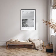 Bethany Beach Portrait B&W Poster