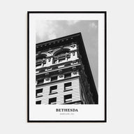 Bethesda Portrait B&W Poster