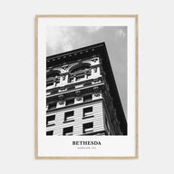 Bethesda Portrait B&W Poster