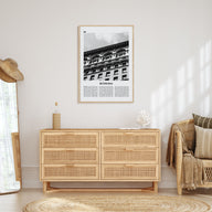 Bethesda Travel B&W Poster