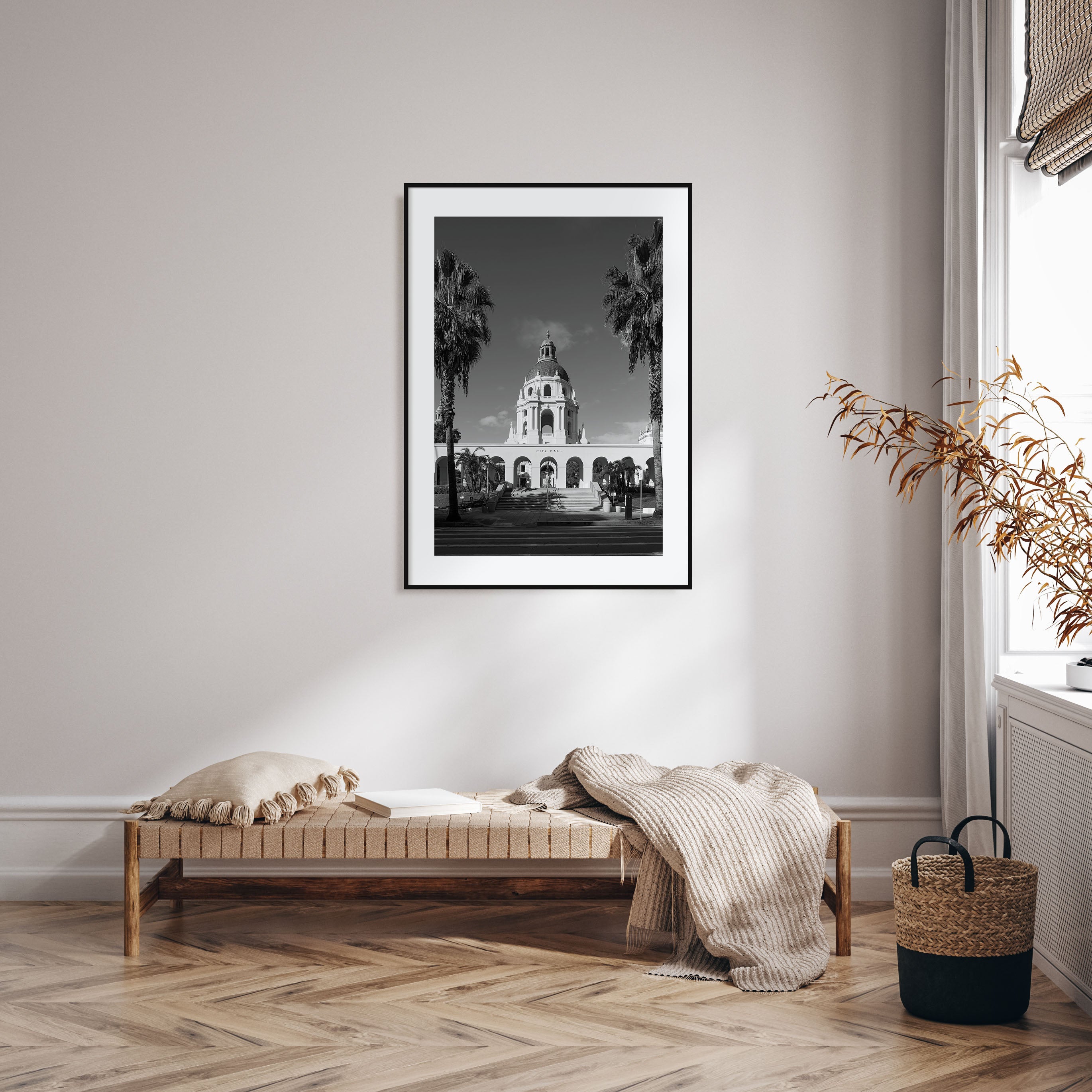 Beverly Hills Photo B&W Poster