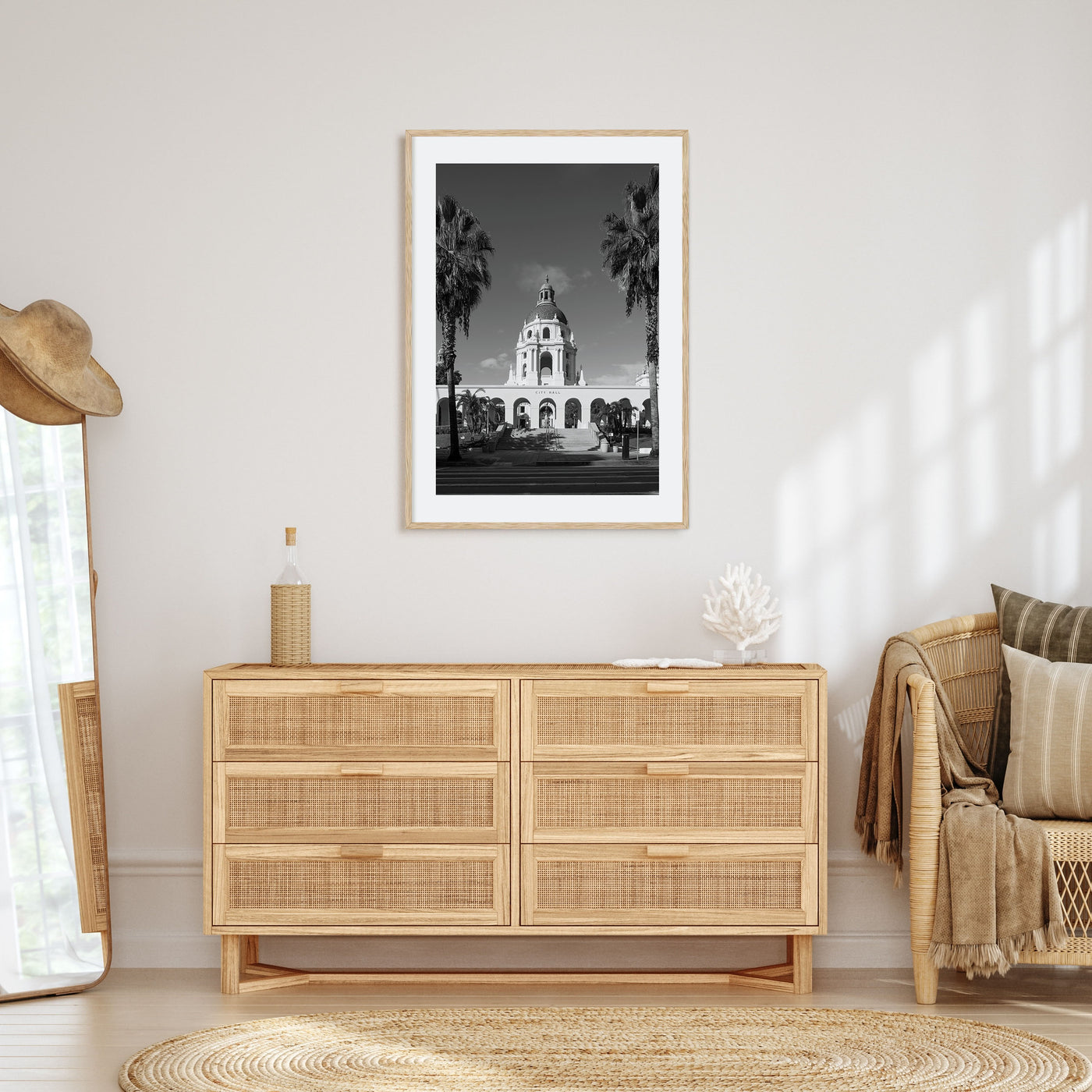 Beverly Hills Photo B&W Poster