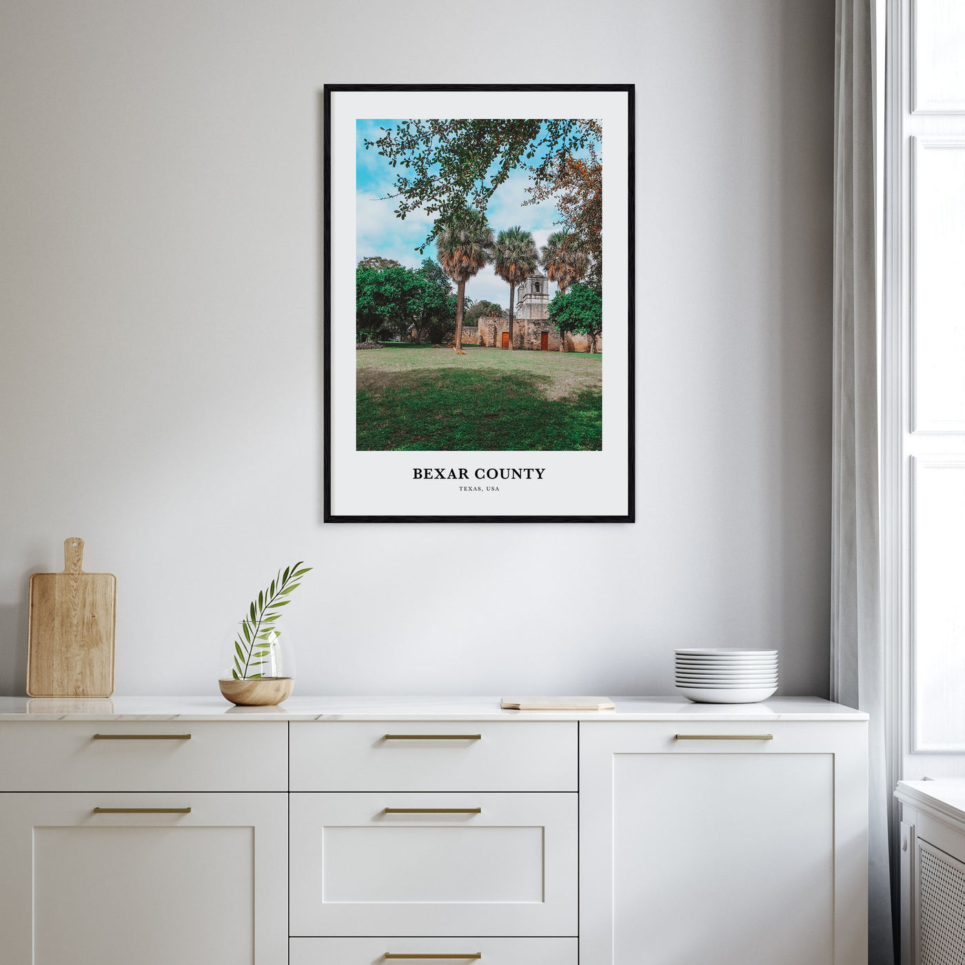 Bexar County Portrait Color Poster
