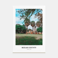 Bexar County Portrait Color Poster