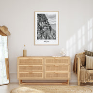 Bhutan Portrait B&W Poster