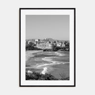 Biarritz Photo B&W Poster
