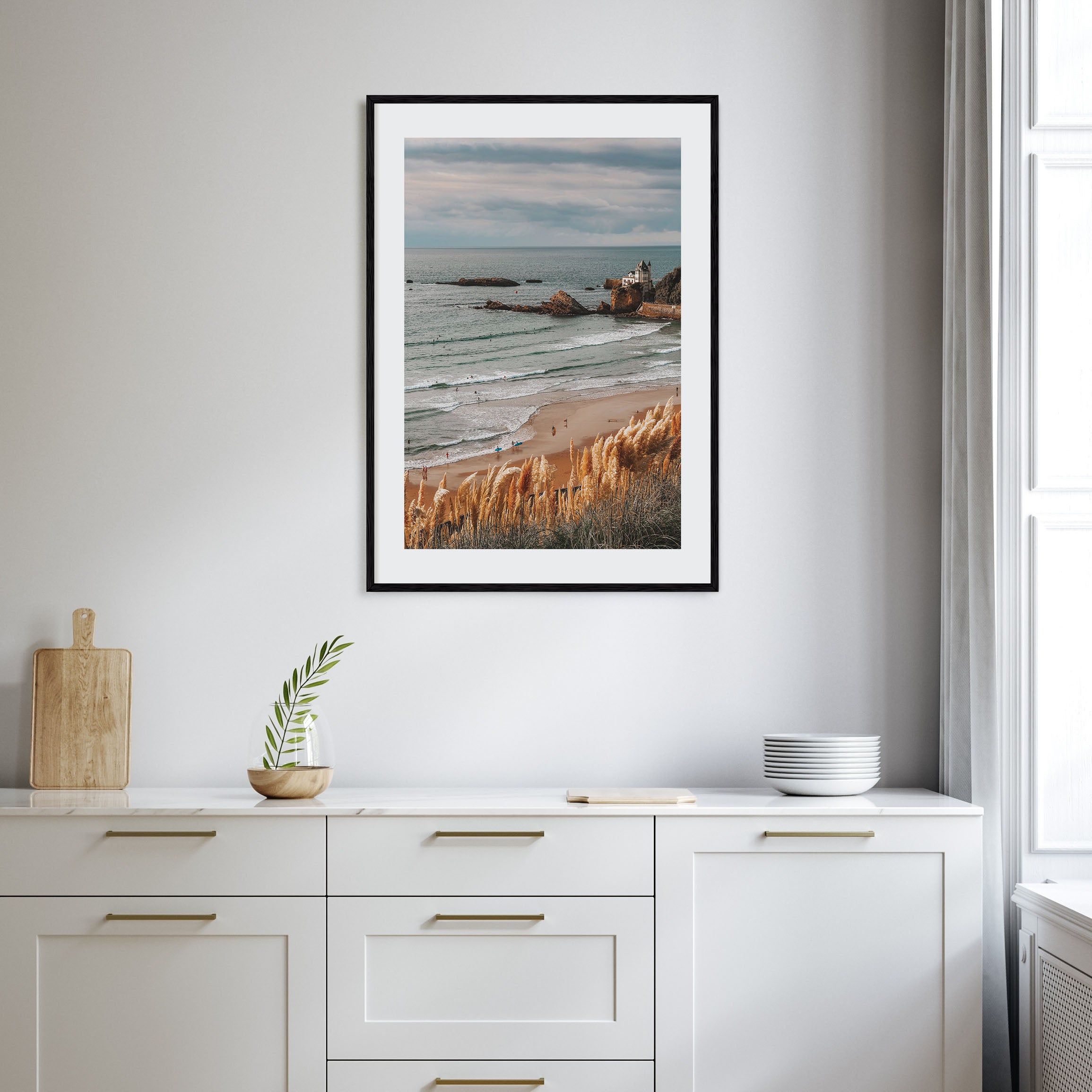 Biarritz Photo Color Poster
