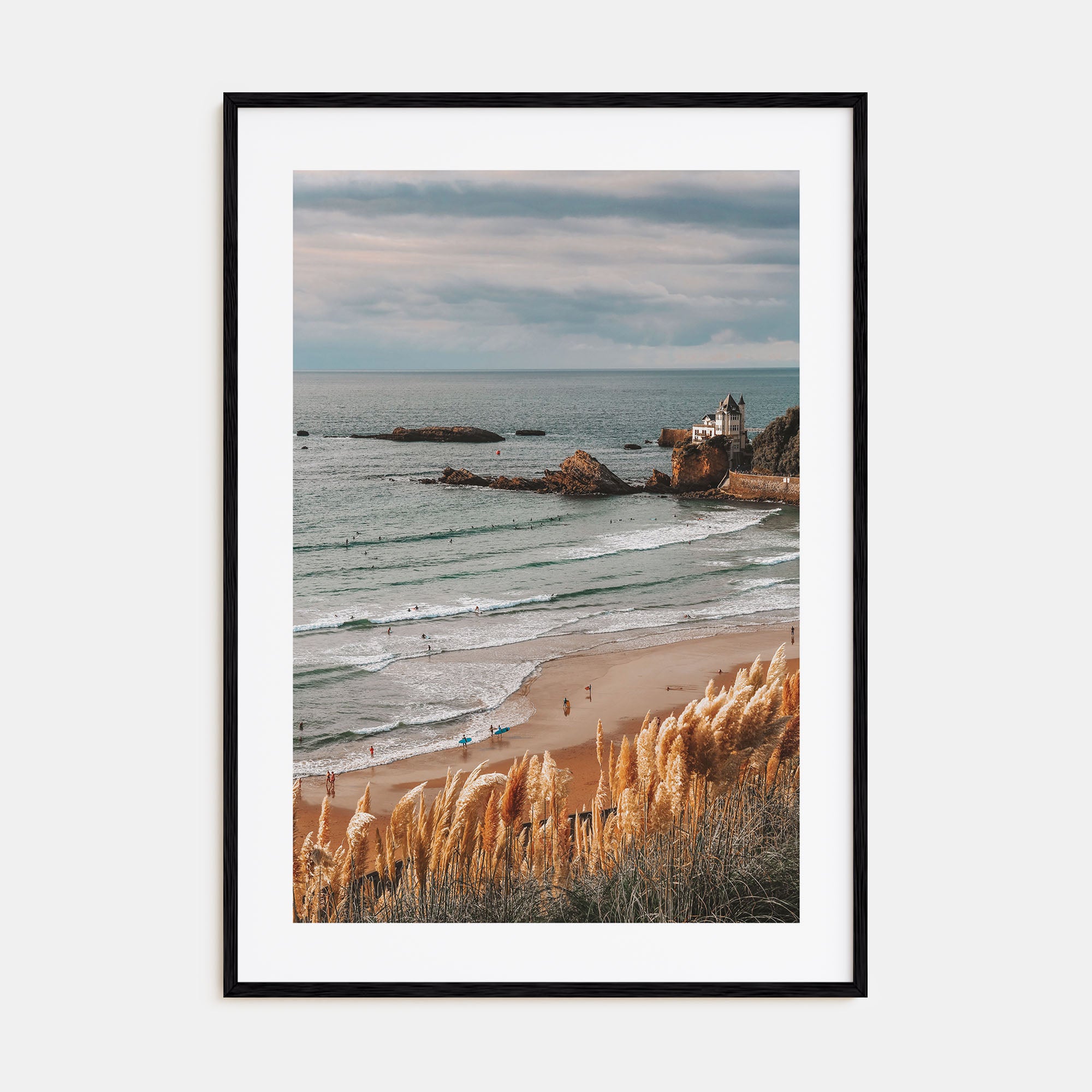 Biarritz Photo Color Poster