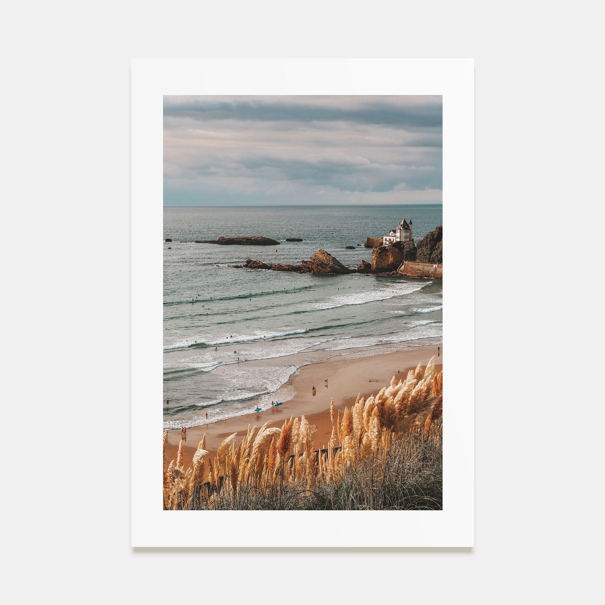 Biarritz Photo Color Poster