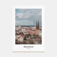 Bielefeld Portrait Color Poster