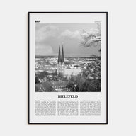 Bielefeld Travel B&W Poster