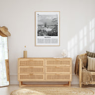 Bielefeld Travel B&W Poster