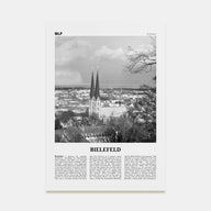 Bielefeld Travel B&W Poster