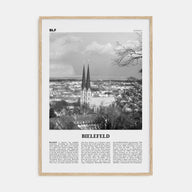 Bielefeld Travel B&W Poster