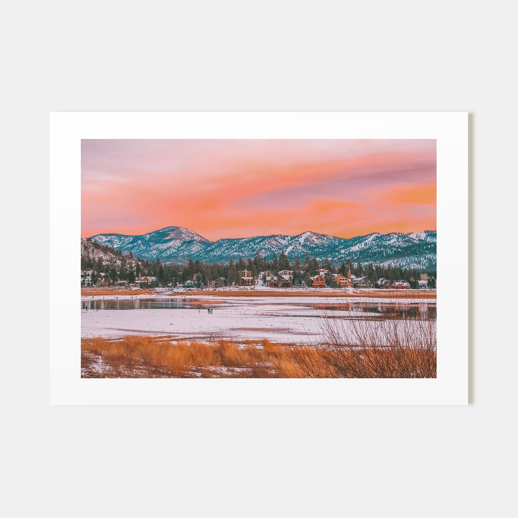 Big Bear Lake Landscape Color Poster