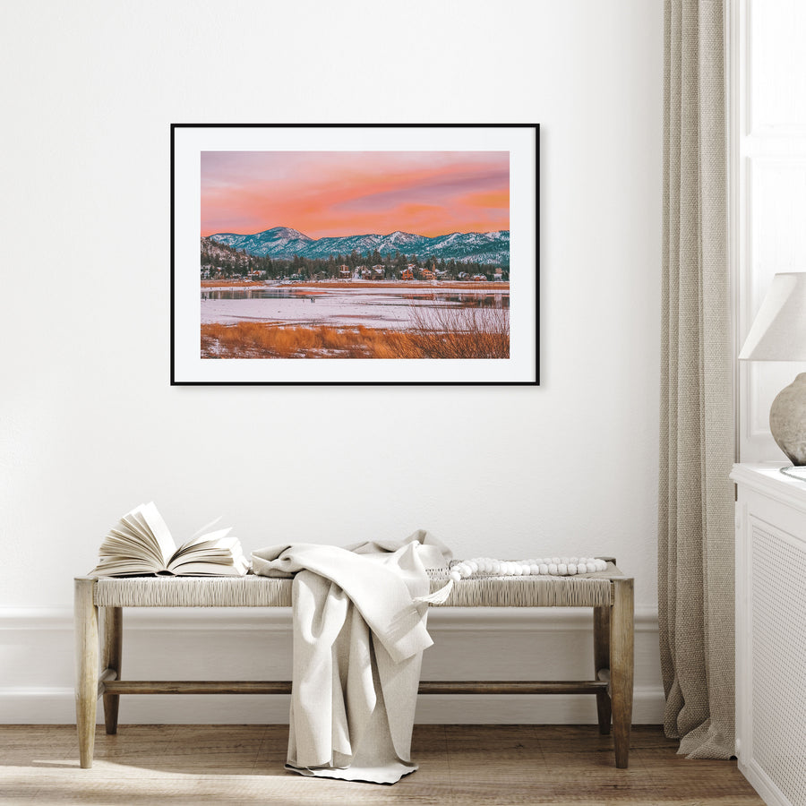 Big Bear Lake Landscape Color Poster