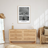 Big Bear Lake Portrait B&W No 1 Poster