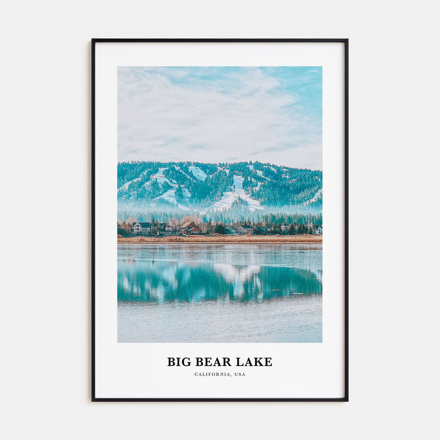 Big Bear Lake Portrait Color Poster