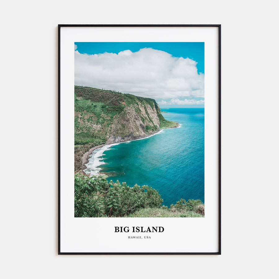 Big Island Portrait Color Poster