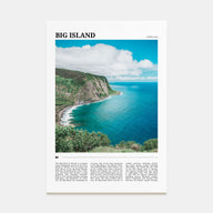 Big Island Travel Color Poster