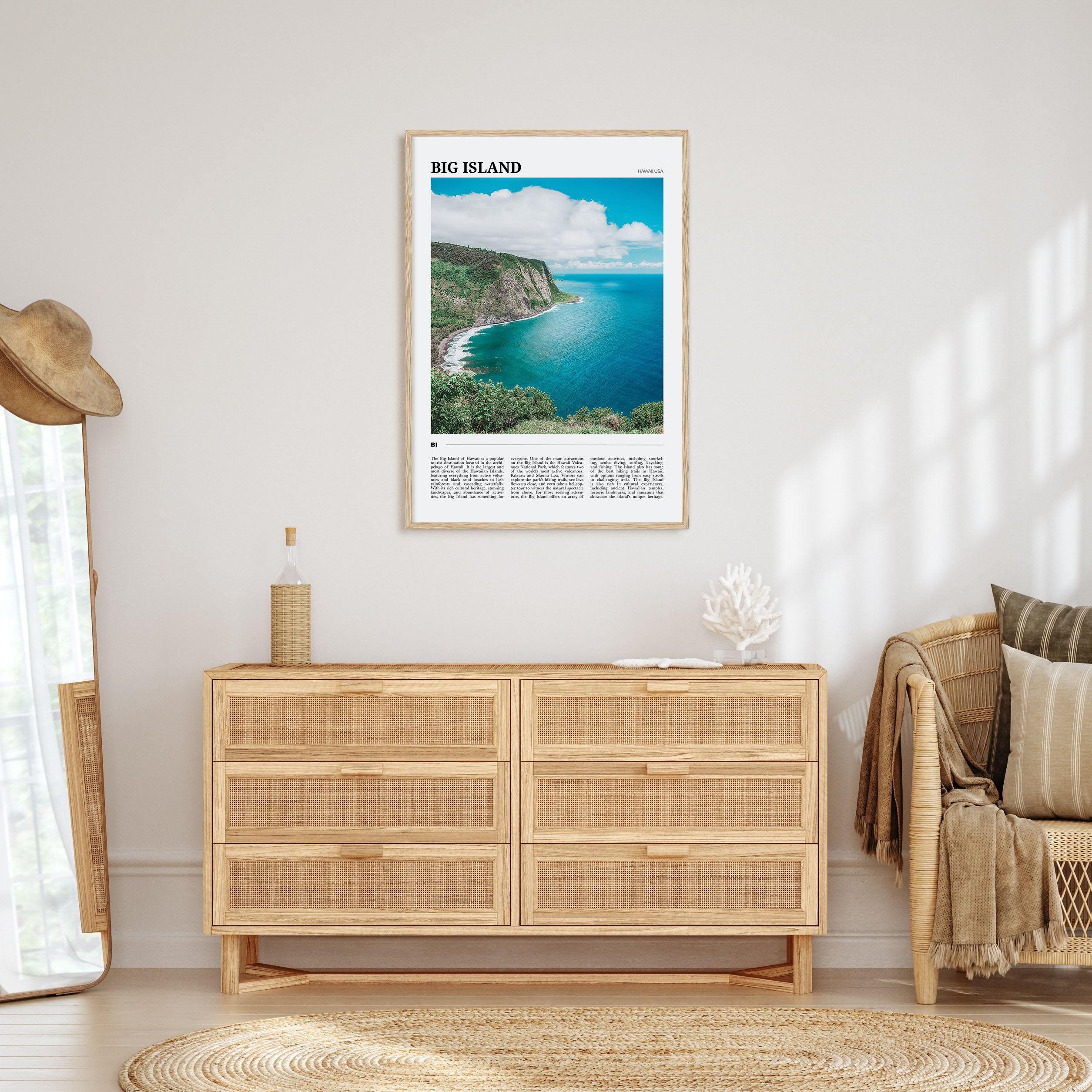 Big Island Travel Color Poster