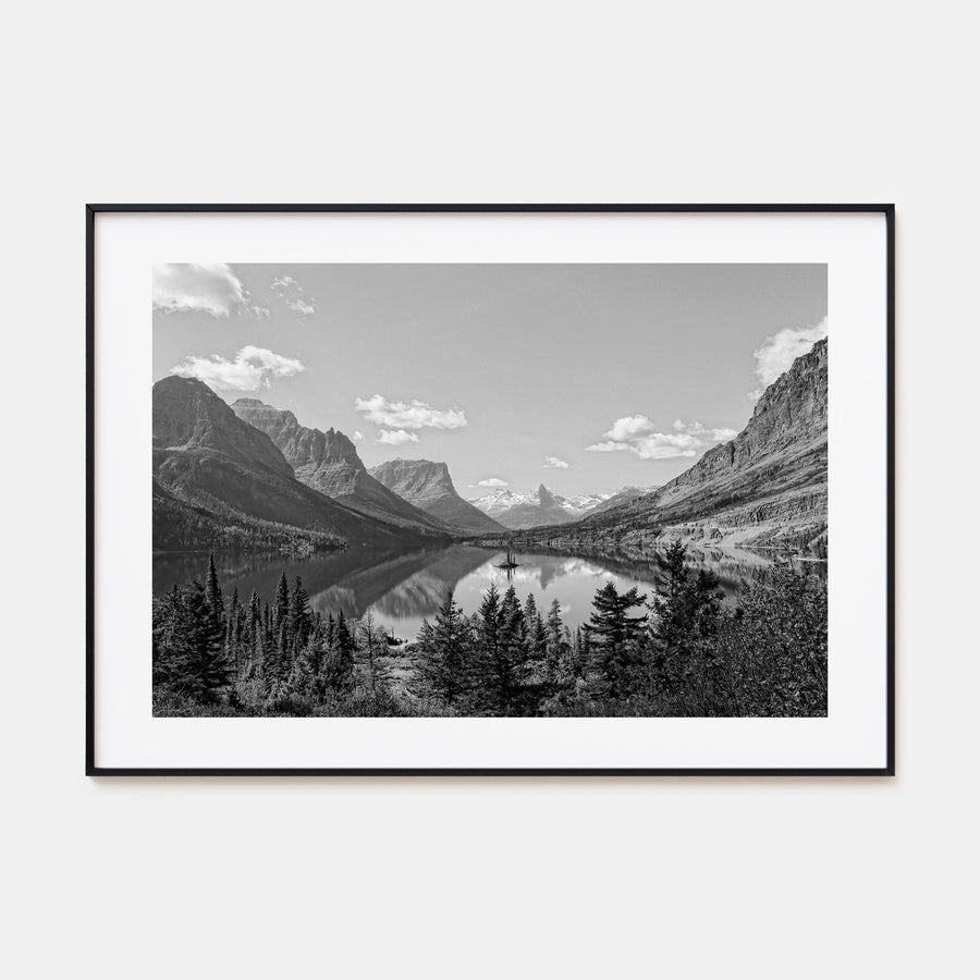Big Sky Landscape B&W Poster
