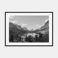 Big Sky Landscape B&W Poster