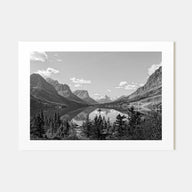Big Sky Landscape B&W Poster