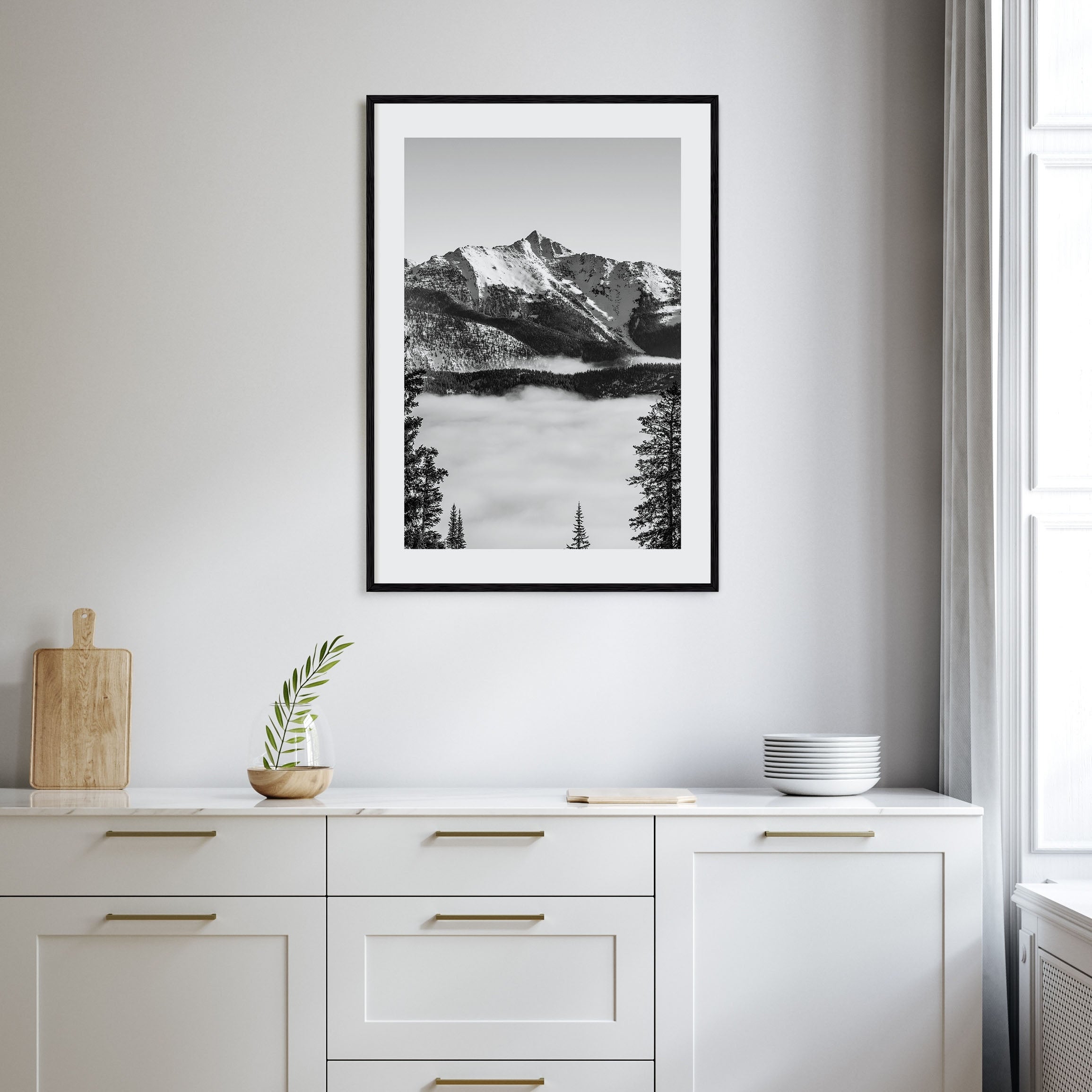Big Sky Photo B&W No 2 Poster