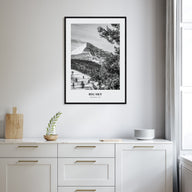 Big Sky Portrait B&W Poster