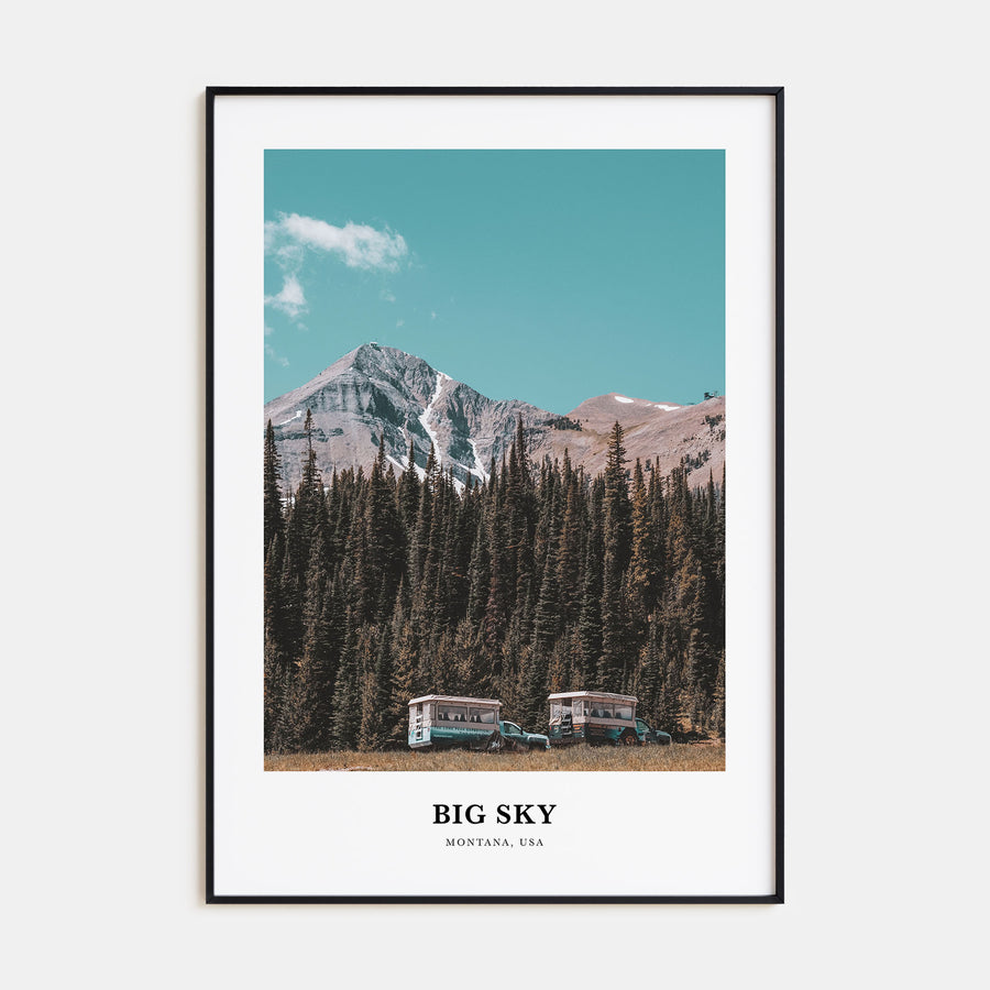 Big Sky Portrait Color Poster