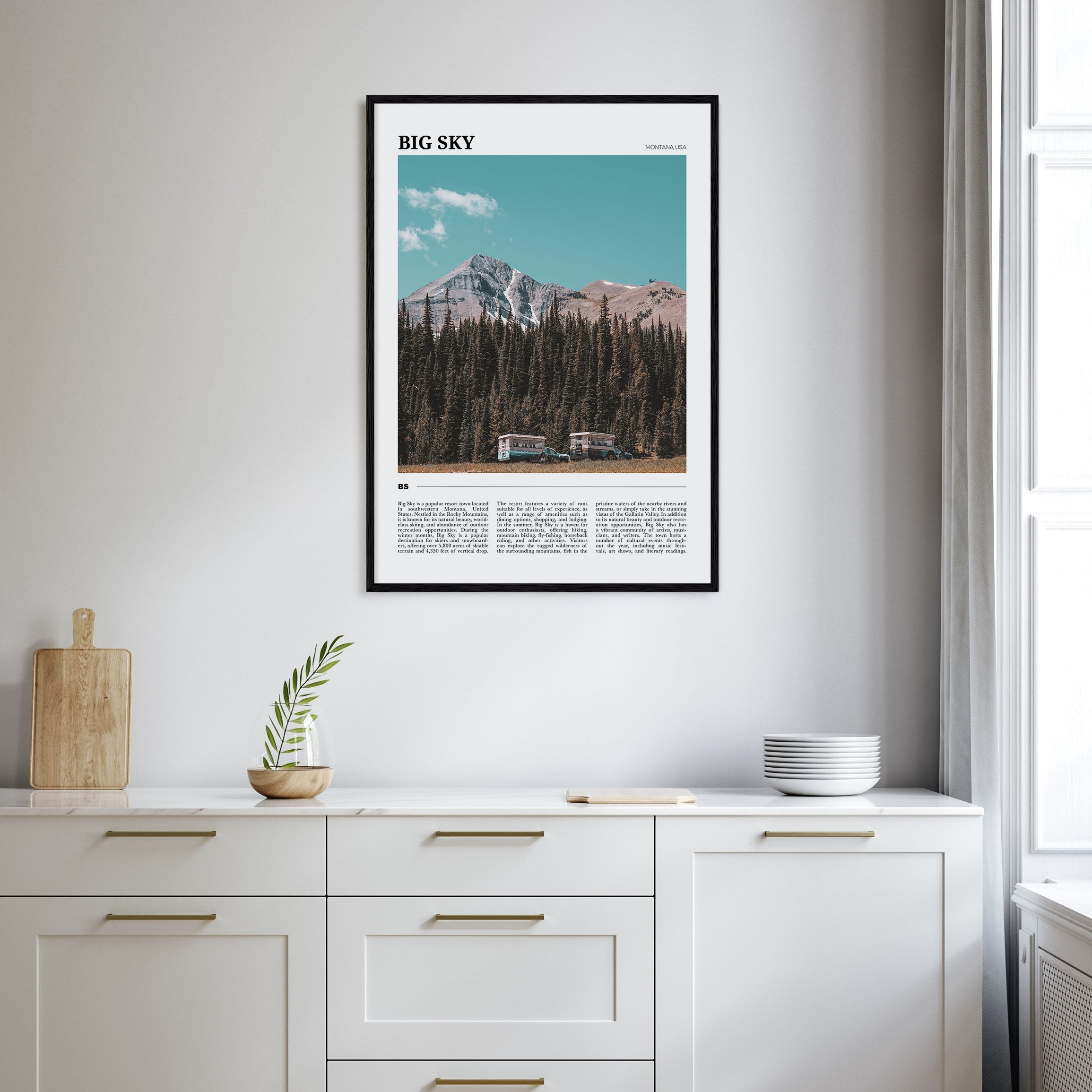 Big Sky Travel Color Poster