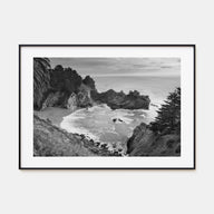 Big Sur Landscape B&W Poster